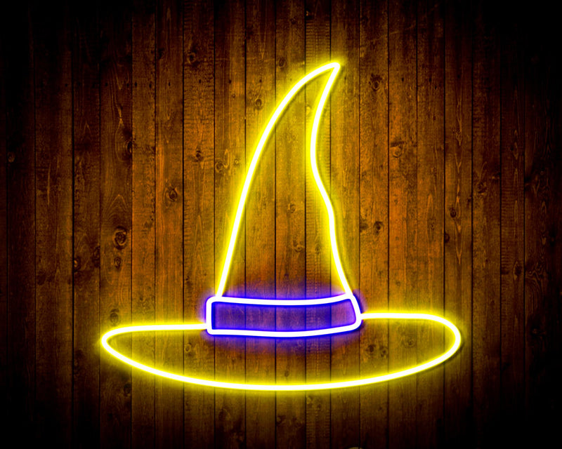 Wizard Hat Flex Silicone LED Sign (Neon-Style, LED Technology) - LED Gift Works