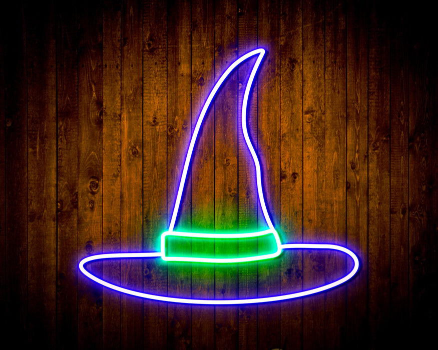 Wizard Hat Flex Silicone LED Sign (Neon-Style, LED Technology) - Way Up Gifts