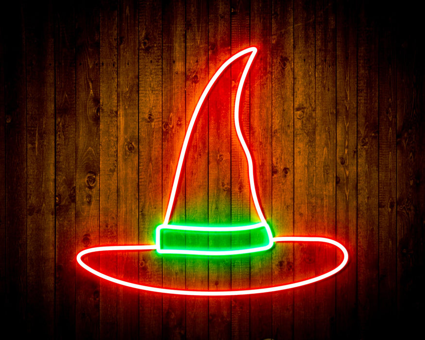 Wizard Hat Flex Silicone LED Sign (Neon-Style, LED Technology) - Way Up Gifts