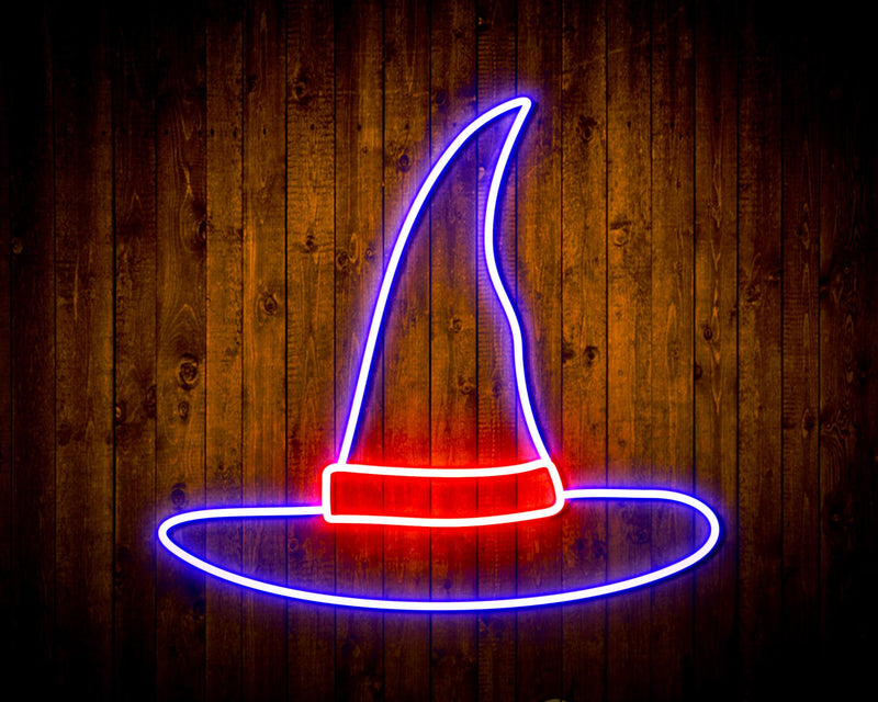 Wizard Hat Flex Silicone LED Sign (Neon-Style, LED Technology) - LED Gift Works