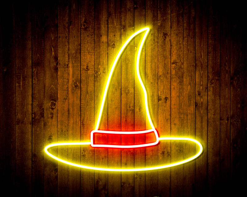 Wizard Hat Flex Silicone LED Sign (Neon-Style, LED Technology) - LED Gift Works