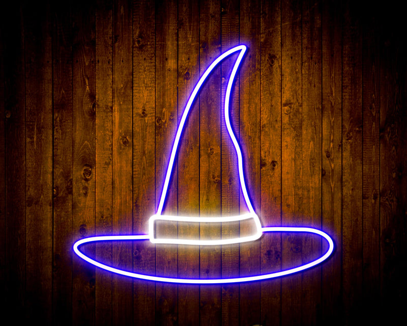 Wizard Hat Flex Silicone LED Sign (Neon-Style, LED Technology) - LED Gift Works