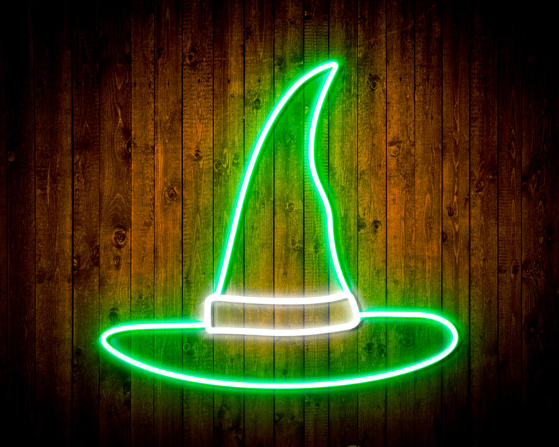 Wizard Hat Flex Silicone LED Sign (Neon-Style, LED Technology) - LED Gift Works