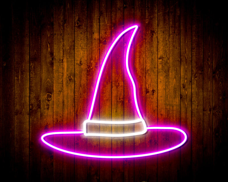 Wizard Hat Flex Silicone LED Sign (Neon-Style, LED Technology) - LED Gift Works
