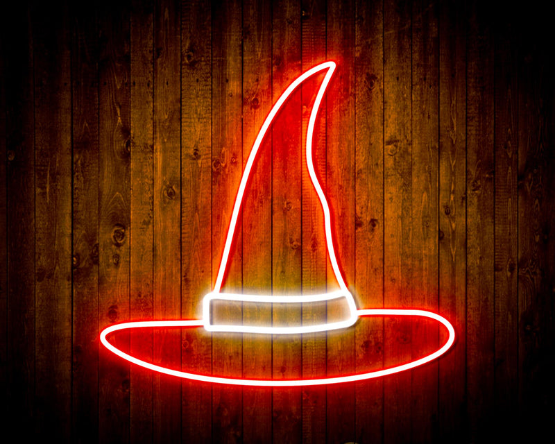 Wizard Hat Flex Silicone LED Sign (Neon-Style, LED Technology) - LED Gift Works
