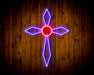Holy Cross Jesus Christianity Flex Silicone LED Sign (Neon-Style, LED Technology) - Way Up Gifts