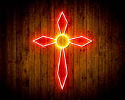 Holy Cross Jesus Christianity Flex Silicone LED Sign (Neon-Style, LED Technology) - LED Gift Works