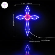 Holy Cross Jesus Christianity Flex Silicone LED Sign (Neon-Style, LED Technology) - LED Gift Works