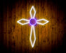 Holy Cross Jesus Christianity Flex Silicone LED Sign (Neon-Style, LED Technology) - Way Up Gifts