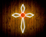 Holy Cross Jesus Christianity Flex Silicone LED Sign (Neon-Style, LED Technology) - LED Gift Works