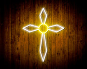Holy Cross Jesus Christianity Flex Silicone LED Sign (Neon-Style, LED Technology) - LED Gift Works
