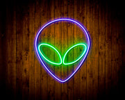 Alien Face Flex Silicone LED Sign (Neon-Style, LED Technology) - LED Gift Works