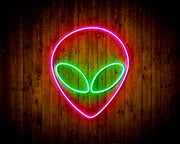 Alien Face Flex Silicone LED Sign (Neon-Style, LED Technology) - LED Gift Works