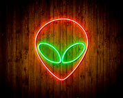 Alien Face Flex Silicone LED Sign (Neon-Style, LED Technology) - LED Gift Works