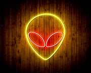Alien Face Flex Silicone LED Sign (Neon-Style, LED Technology) - LED Gift Works