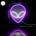 Alien Face Flex Silicone LED Sign (Neon-Style, LED Technology) - Way Up Gifts