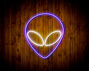 Alien Face Flex Silicone LED Sign (Neon-Style, LED Technology) - LED Gift Works
