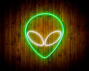 Alien Face Flex Silicone LED Sign (Neon-Style, LED Technology) - LED Gift Works