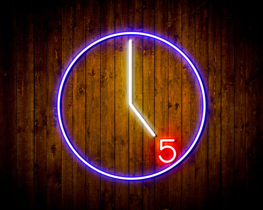 It's 5 O Clock Happy Hour Flex Silicone LED Sign (Neon-Style, LED Technology) - Way Up Gifts