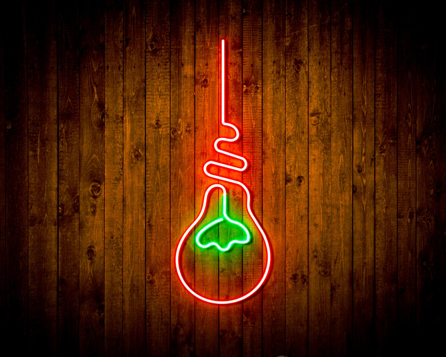 Light Bulb Flex Silicone LED Sign (Neon-Style, LED Technology) - Way Up Gifts
