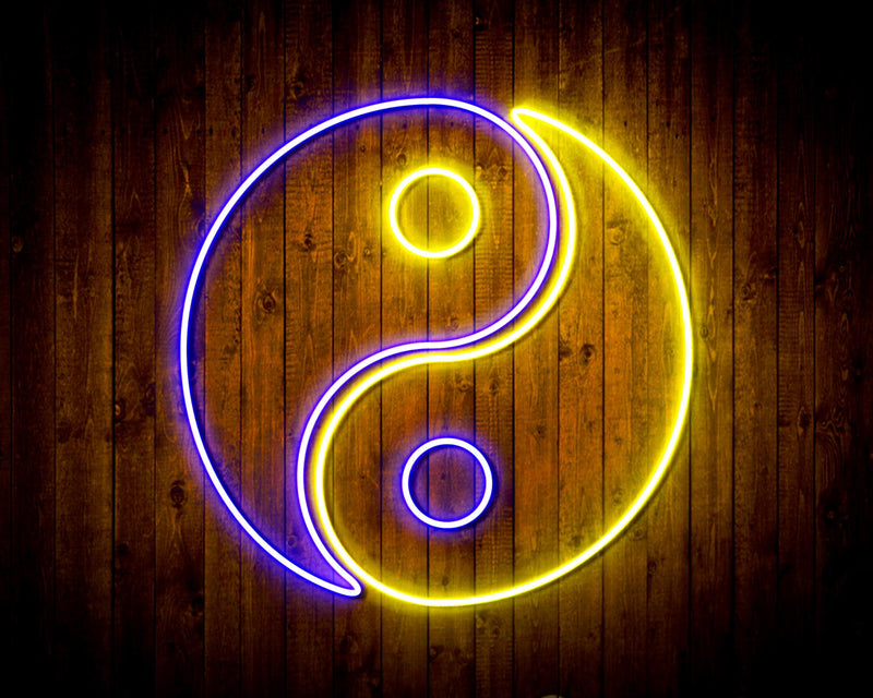 Tai Chi Symbol Yin and Yang Flex Silicone LED Sign (Neon-Style, LED Technology) - LED Gift Works