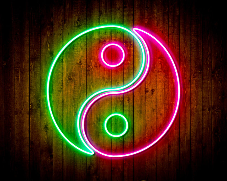 Tai Chi Symbol Yin and Yang Flex Silicone LED Sign (Neon-Style, LED Technology) - Way Up Gifts