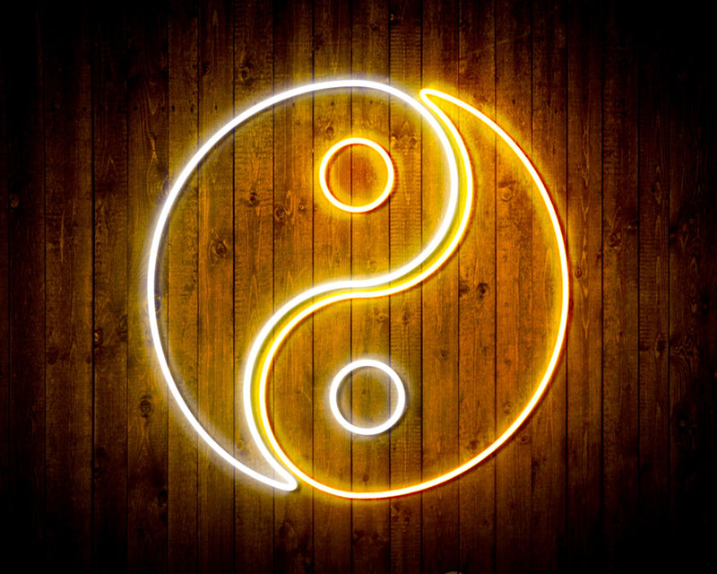 Tai Chi Symbol Yin and Yang Flex Silicone LED Sign (Neon-Style, LED Technology) - LED Gift Works