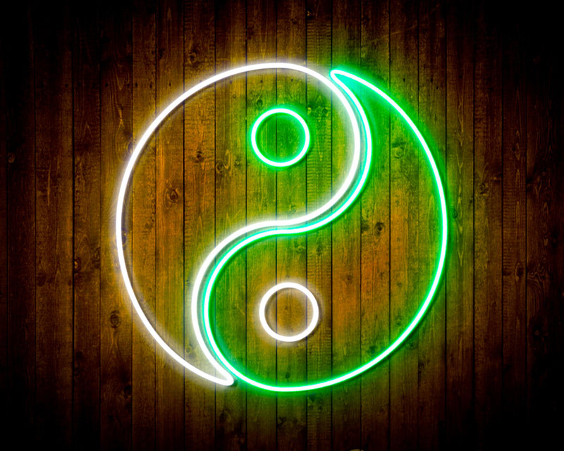 Tai Chi Symbol Yin and Yang Flex Silicone LED Sign (Neon-Style, LED Technology) - LED Gift Works