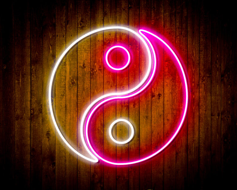 Tai Chi Symbol Yin and Yang Flex Silicone LED Sign (Neon-Style, LED Technology) - LED Gift Works