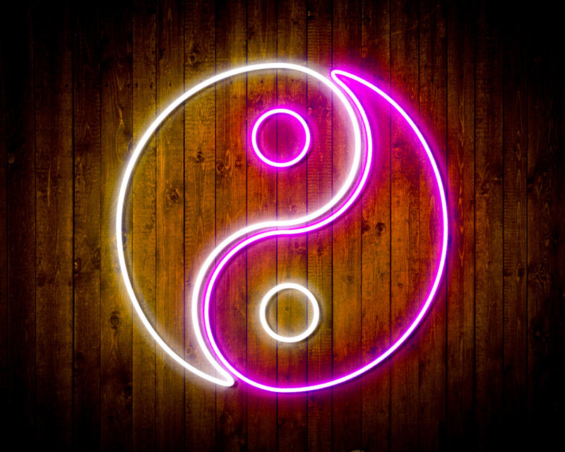 Tai Chi Symbol Yin and Yang Flex Silicone LED Sign (Neon-Style, LED Technology) - LED Gift Works
