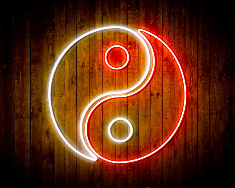 Tai Chi Symbol Yin and Yang Flex Silicone LED Sign (Neon-Style, LED Technology) - LED Gift Works