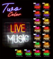 Live Music Bar Flex Silicone LED Sign (Neon-Style, LED Technology) - LED Gift Works