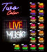 Live Music Bar Flex Silicone LED Sign (Neon-Style, LED Technology) - Way Up Gifts