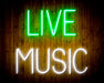 Live Music Bar Flex Silicone LED Sign (Neon-Style, LED Technology) - Way Up Gifts