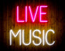 Live Music Bar Flex Silicone LED Sign (Neon-Style, LED Technology) - Way Up Gifts