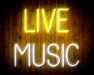 Live Music Bar Flex Silicone LED Sign (Neon-Style, LED Technology) - Way Up Gifts