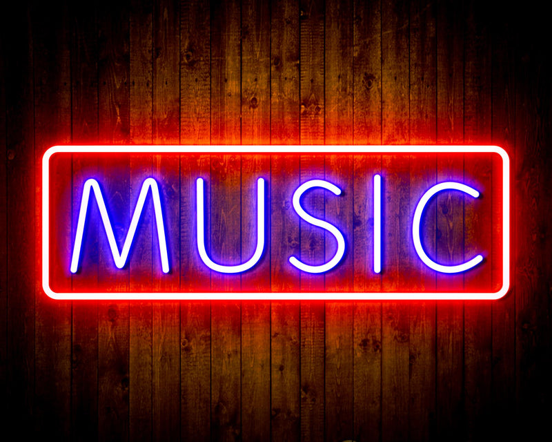 Music Flex Silicone LED Sign (Neon-Style, LED Technology) - LED Gift Works