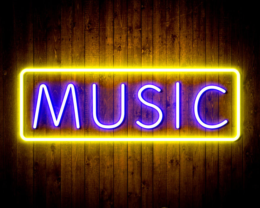 Music Flex Silicone LED Sign (Neon-Style, LED Technology) - Way Up Gifts