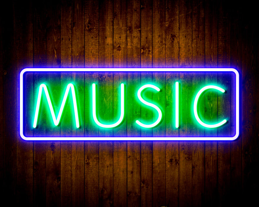 Music Flex Silicone LED Sign (Neon-Style, LED Technology) - Way Up Gifts