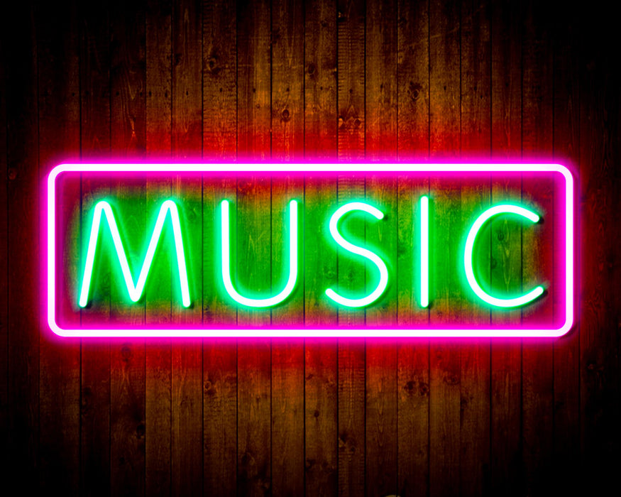 Music Flex Silicone LED Sign (Neon-Style, LED Technology) - Way Up Gifts
