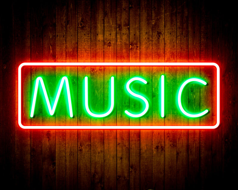 Music Flex Silicone LED Sign (Neon-Style, LED Technology) - LED Gift Works