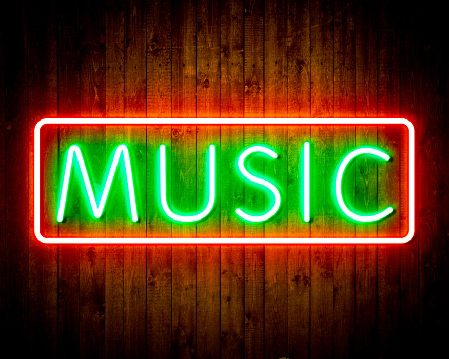 Music Flex Silicone LED Sign (Neon-Style, LED Technology) - Way Up Gifts