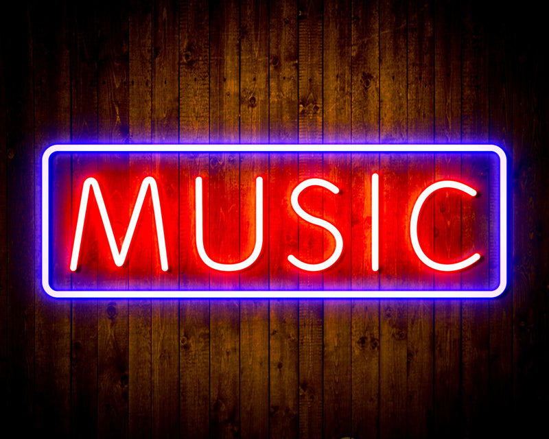 Music Flex Silicone LED Sign (Neon-Style, LED Technology) - LED Gift Works