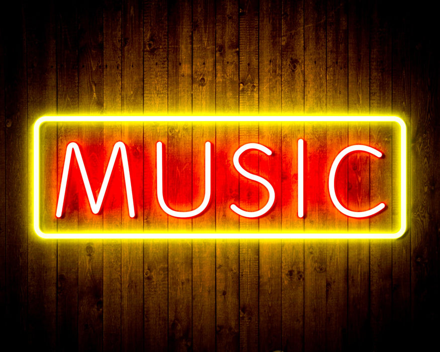 Music Flex Silicone LED Sign (Neon-Style, LED Technology) - Way Up Gifts