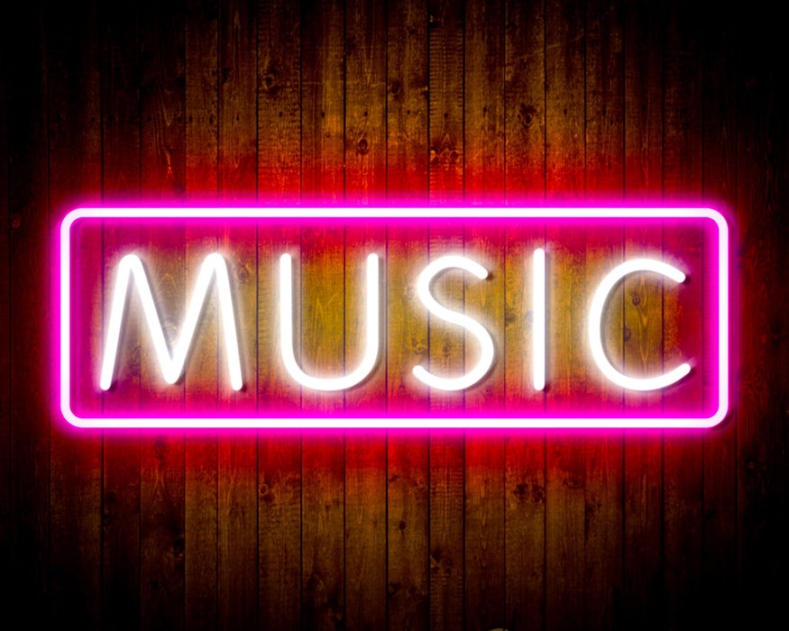 Music Flex Silicone LED Sign (Neon-Style, LED Technology) - Way Up Gifts