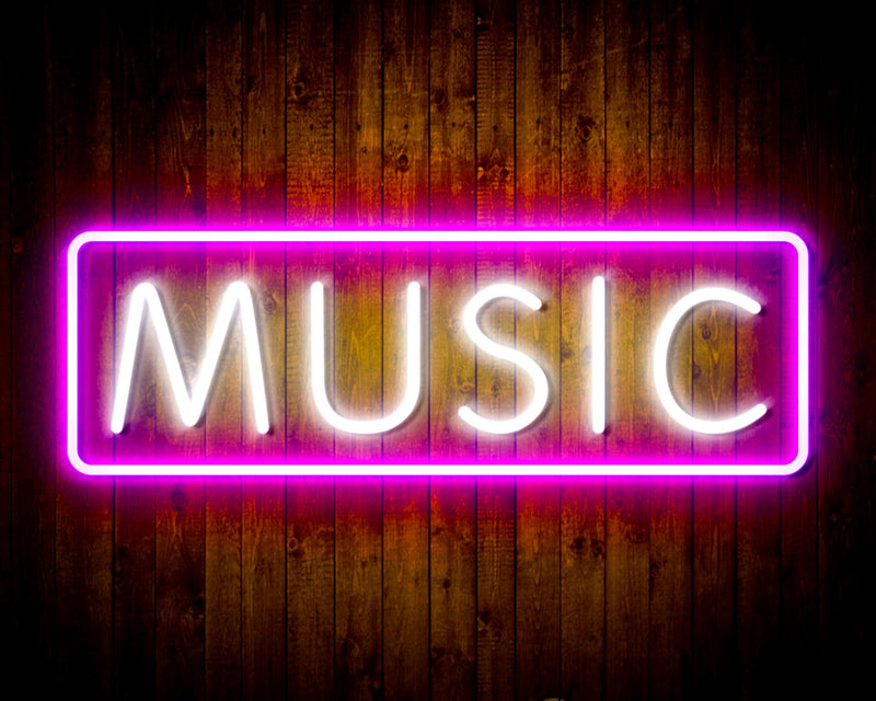 Music Flex Silicone LED Sign (Neon-Style, LED Technology) - LED Gift Works
