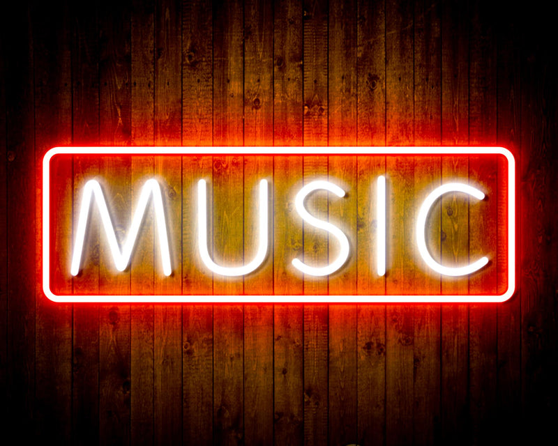 Music Flex Silicone LED Sign (Neon-Style, LED Technology) - LED Gift Works