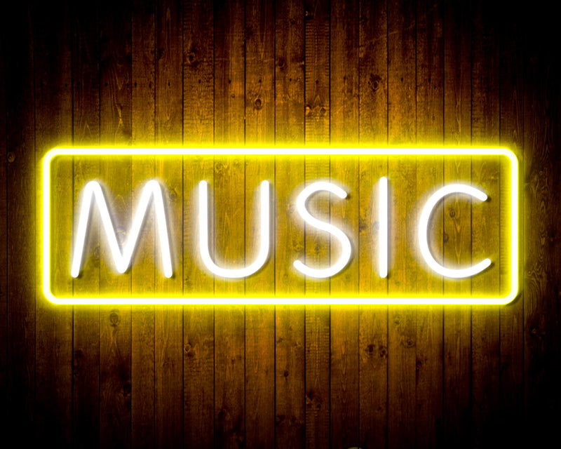 Music Flex Silicone LED Sign (Neon-Style, LED Technology) - LED Gift Works