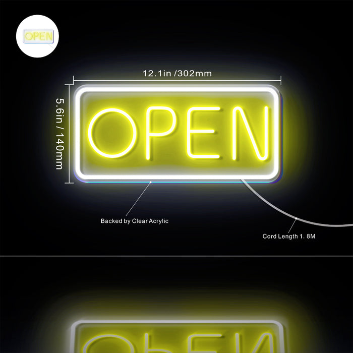 Open Sign Flex Silicone LED Sign (Neon-Style, LED Technology) - Way Up Gifts