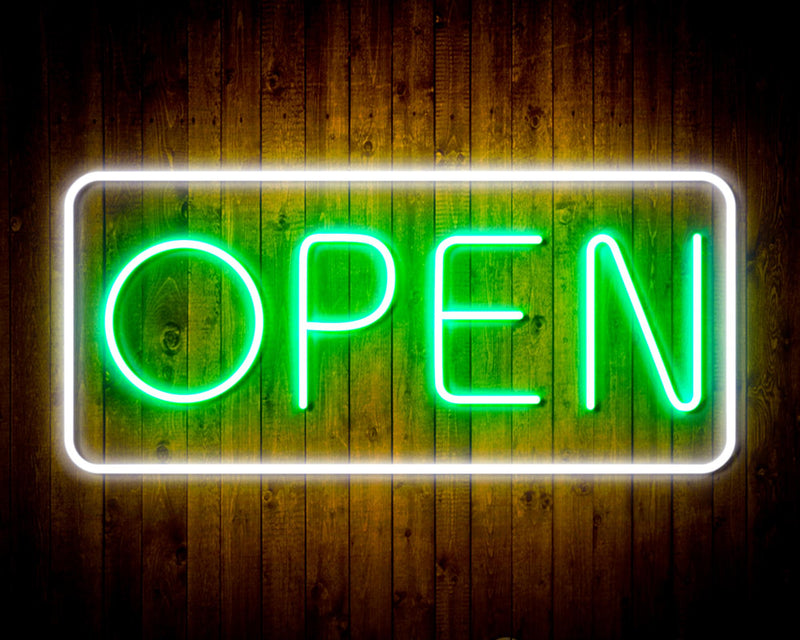 Open Sign Flex Silicone LED Sign (Neon-Style, LED Technology) - LED Gift Works